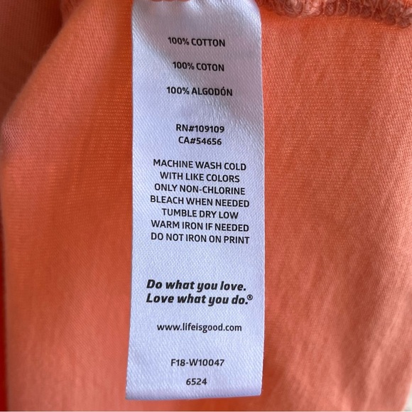 •Life is Good• Short Sleeve Classic Fit Tee - Size Small - Picture 6 of 7